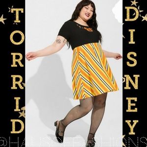 TORRID DISNEY Mickey Mouse Halloween Mini Foxy Dress! NWT!
